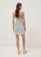 White floral mini dress in pure viscose_2