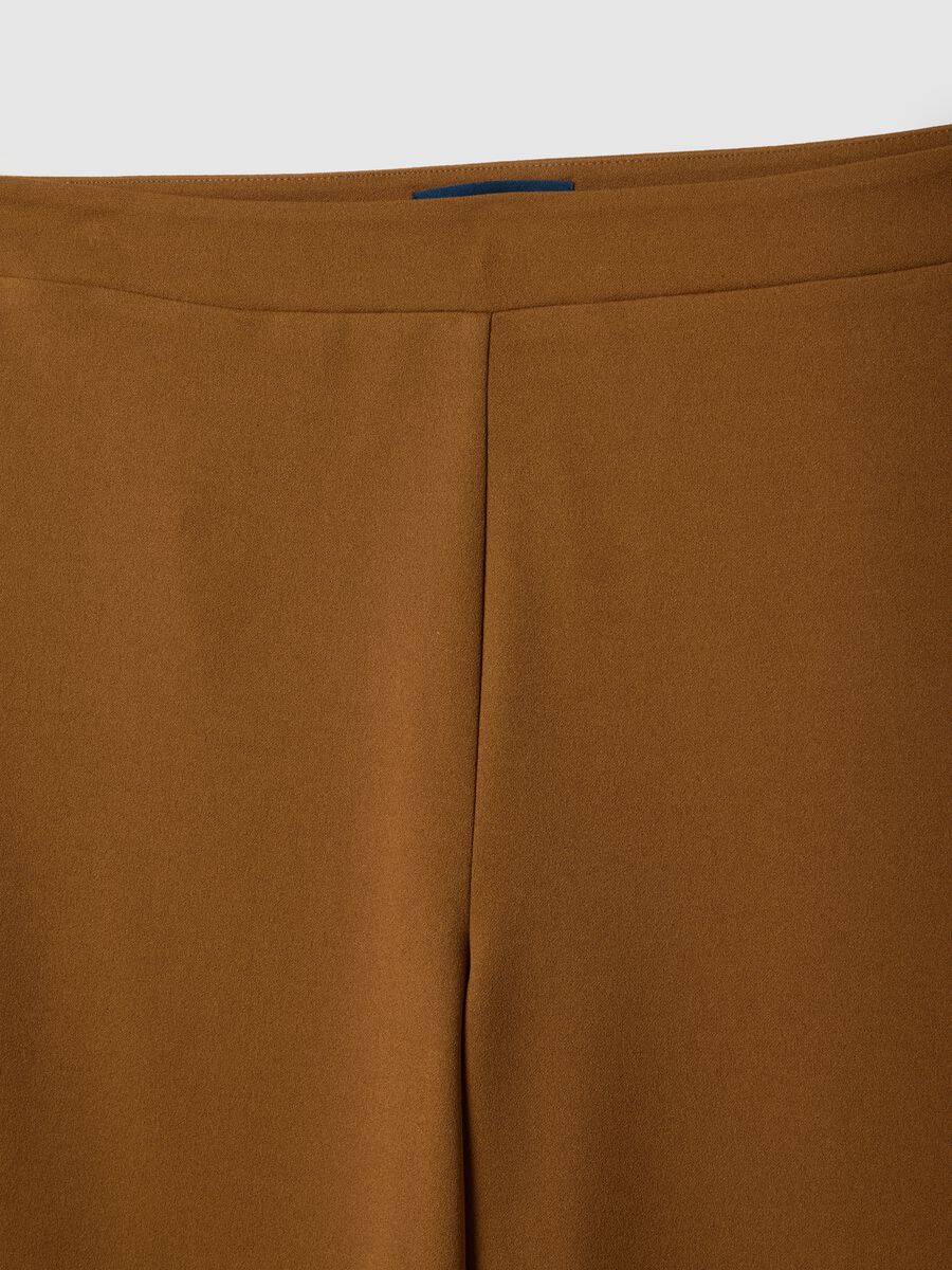 Brown regular fit treggings_5