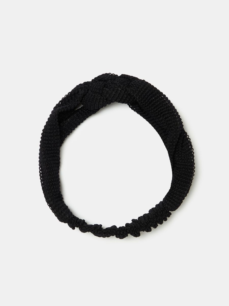 Alice band in mesh with knot_0