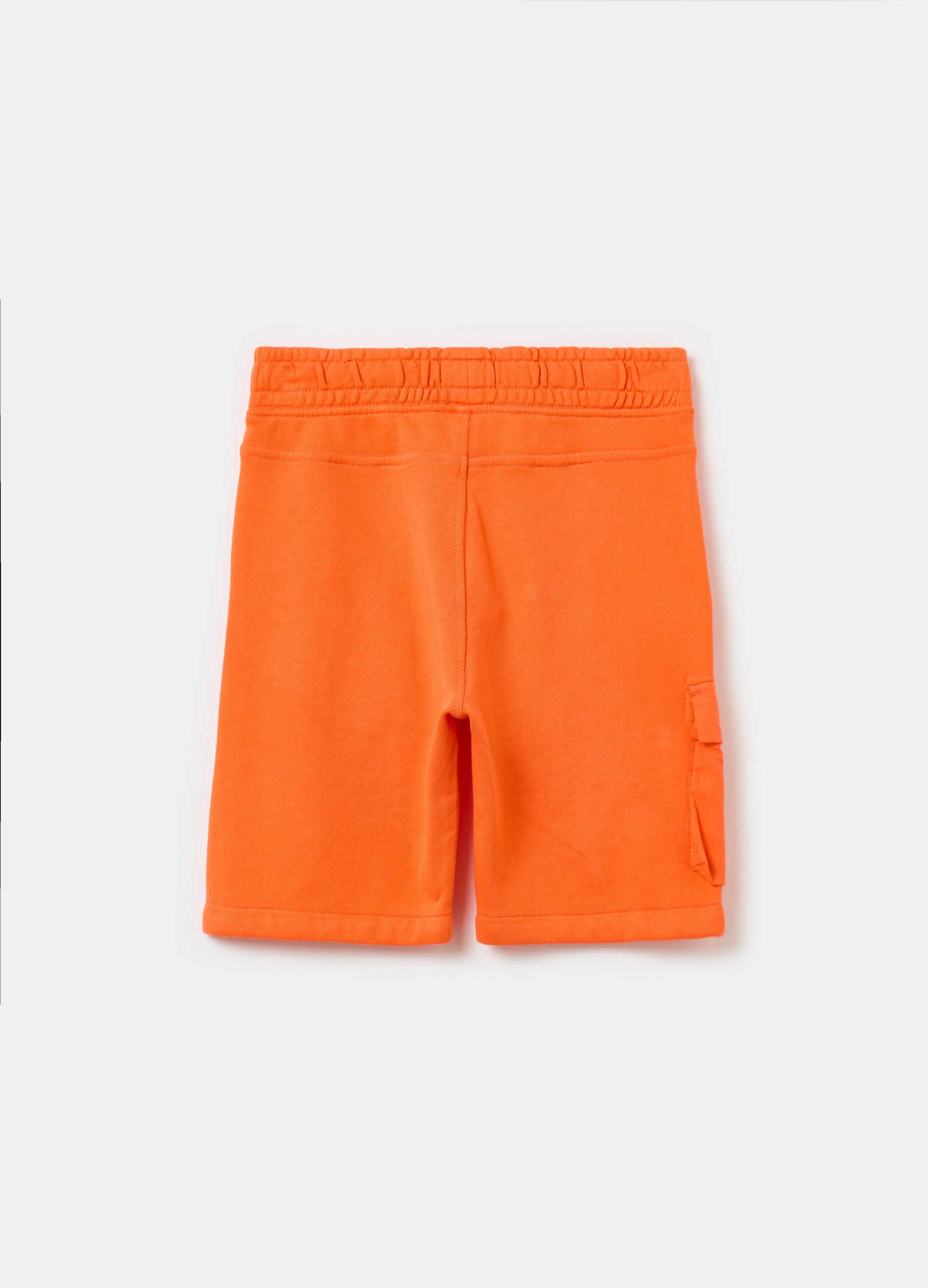French Terry shorts with drawstring
