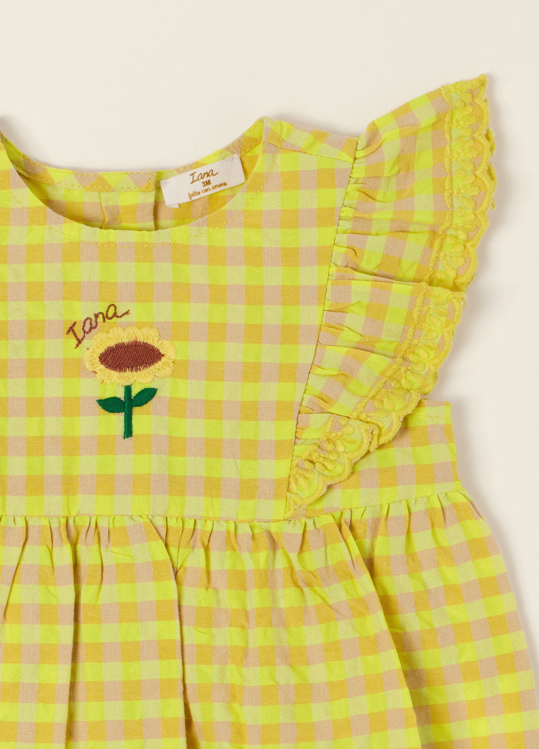 IANA Baby-M&auml;dchen-Strampler aus Baumwollmischung