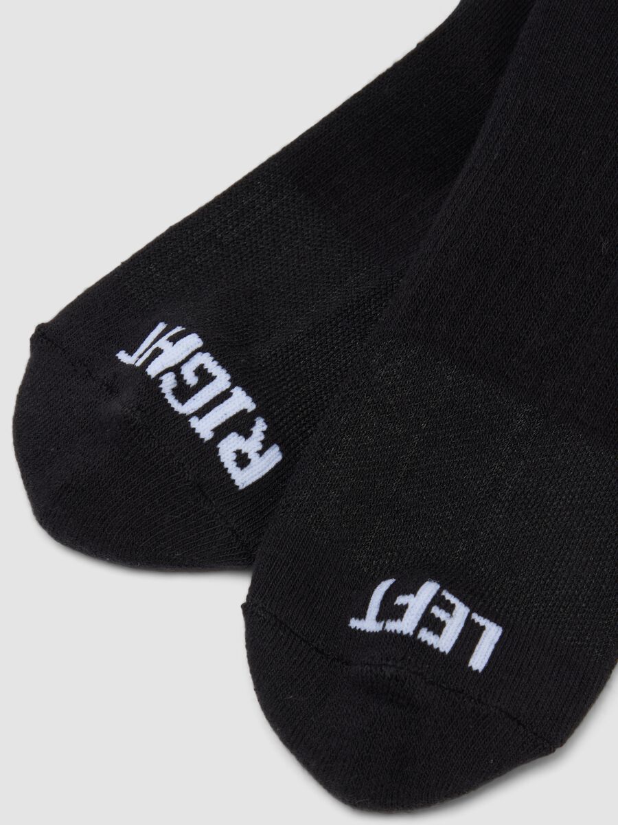 3er-Pack schwarze Sportsocken aus elastischer Bio-Baumwolle_2