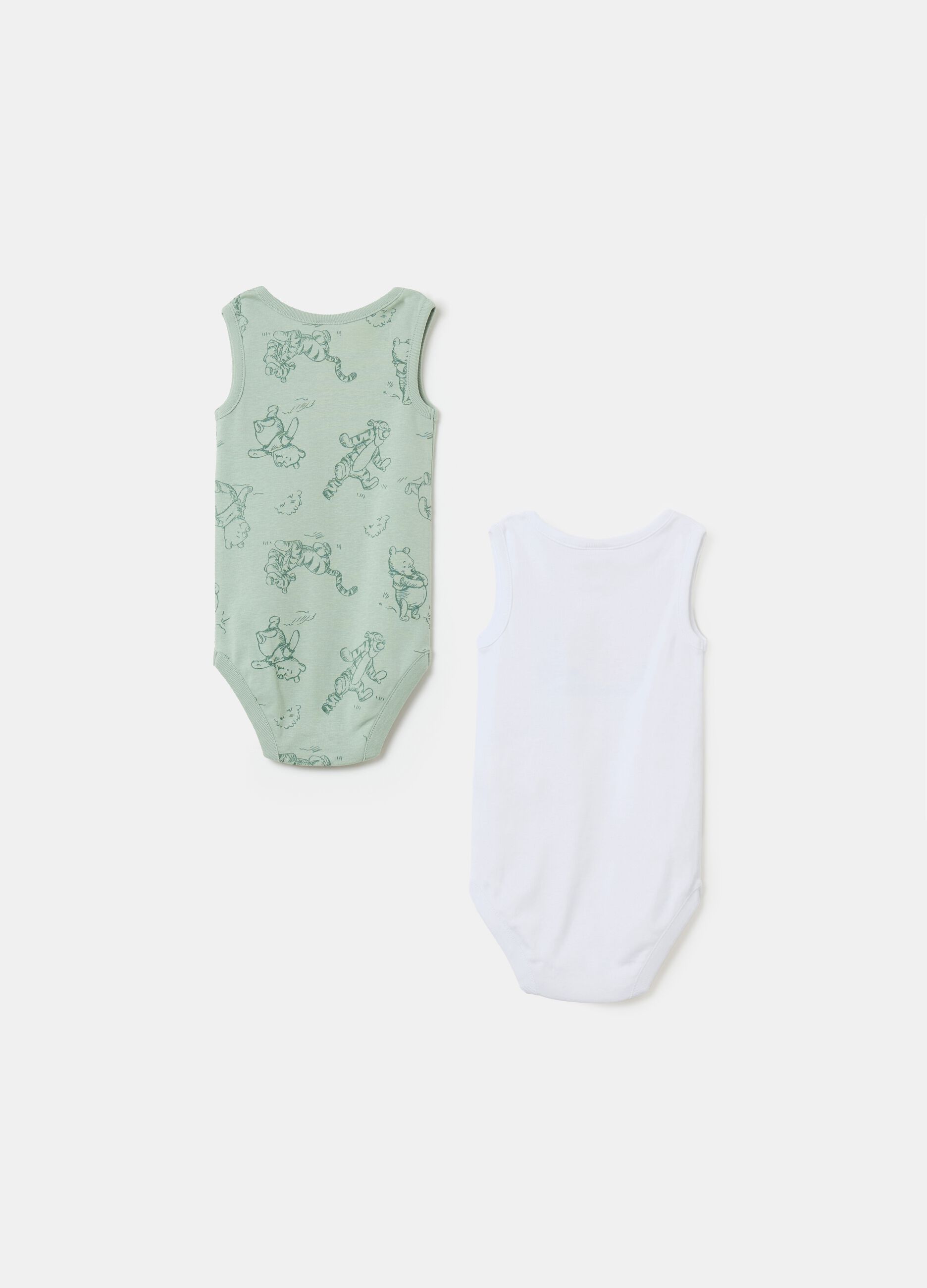 Winnie The Pooh two-pack organic cotton bodysuits