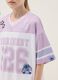 Girls' multicolour pure cotton boxy fit T-shirt with Stitch_2