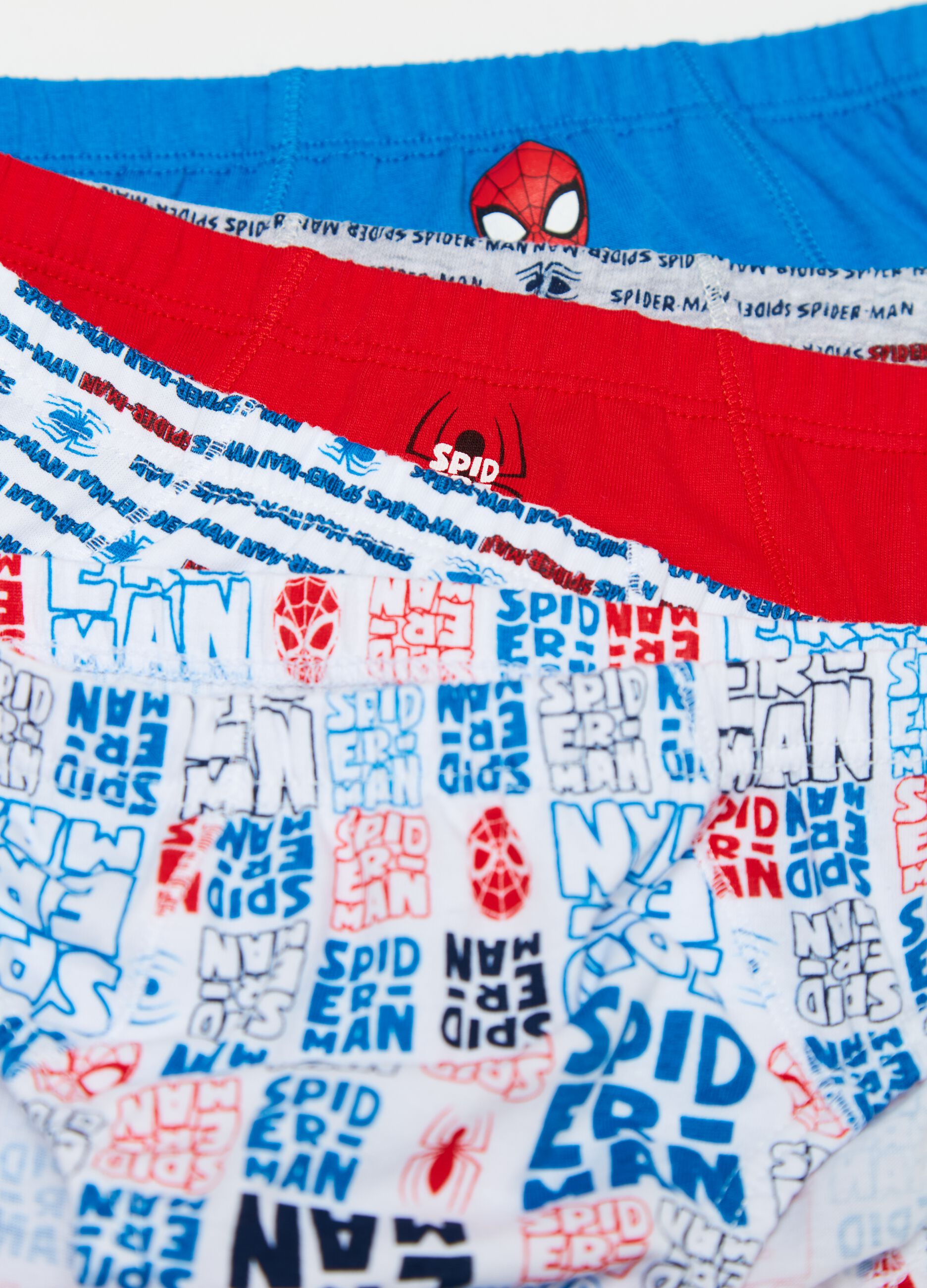 Pack cinco calzoncillos de algodón orgánico Spider-Man