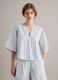 Camisa blanca de algod&oacute;n puro a rayas_2
