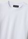 Camiseta blanca de algod&oacute;n Supima puro de manga corta, corte regular_5