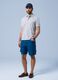 Grey ALTAVIA SAILING polo shirt with breathable classic collar_0