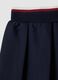 Blue stretch viscose skirt with elasticated waist for girls_3