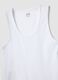 White pure cotton vest top, regular fit_1