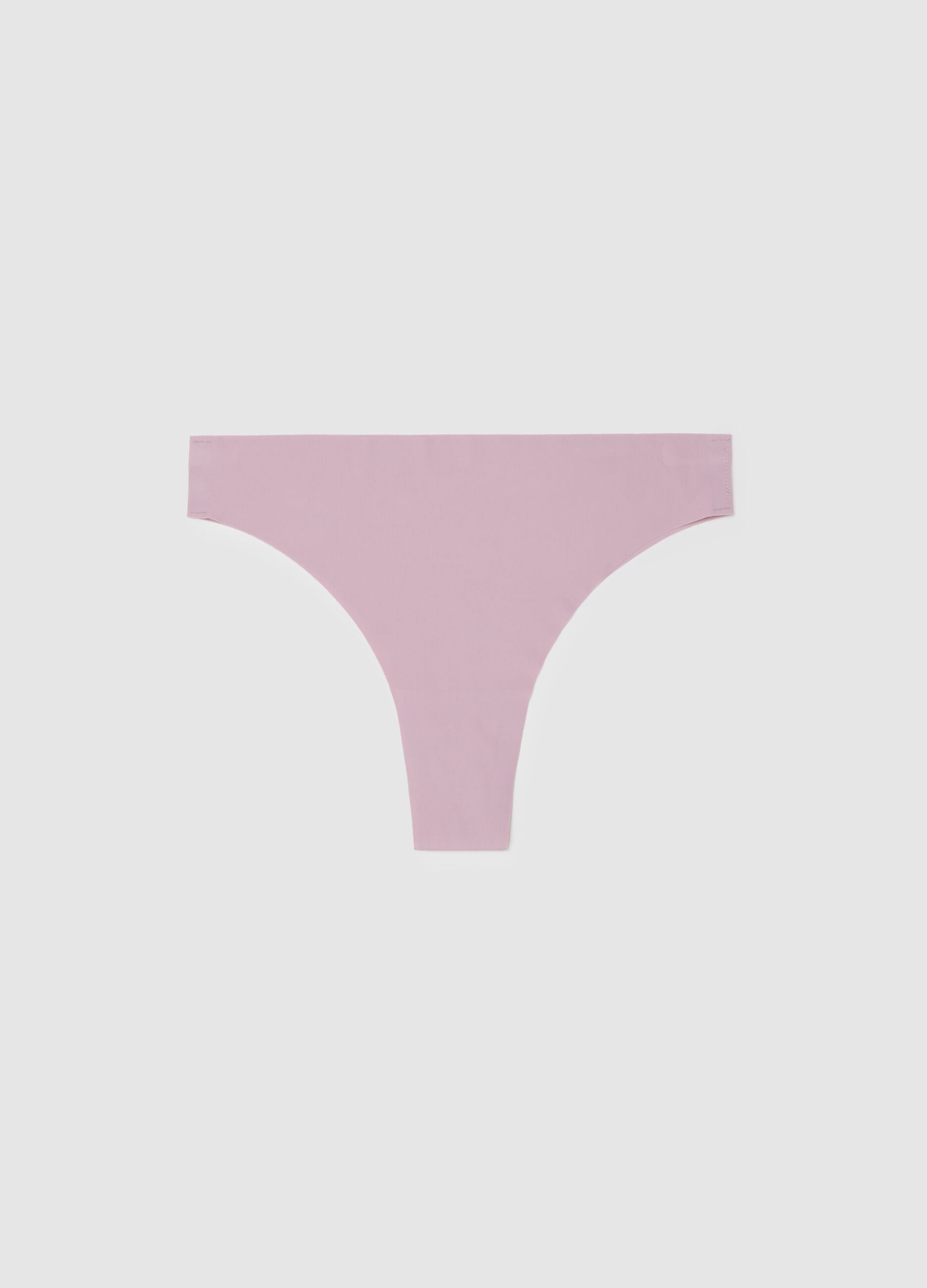 Violet Brazilian briefs in stretch cotton regular fit