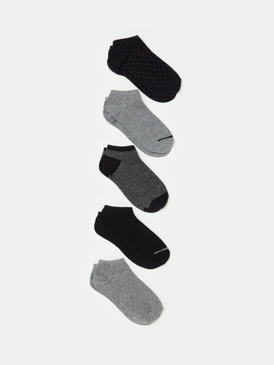 Pack cinco calcetines invisibles elásticos_0