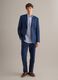 Blue pure linen slim-fit blazer_1