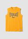 Camisola sem mangas laranja de algod&atilde;o puro com logotipo Everlast_4
