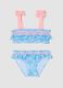Blue girls&rsquo; bikini with nautical print_0