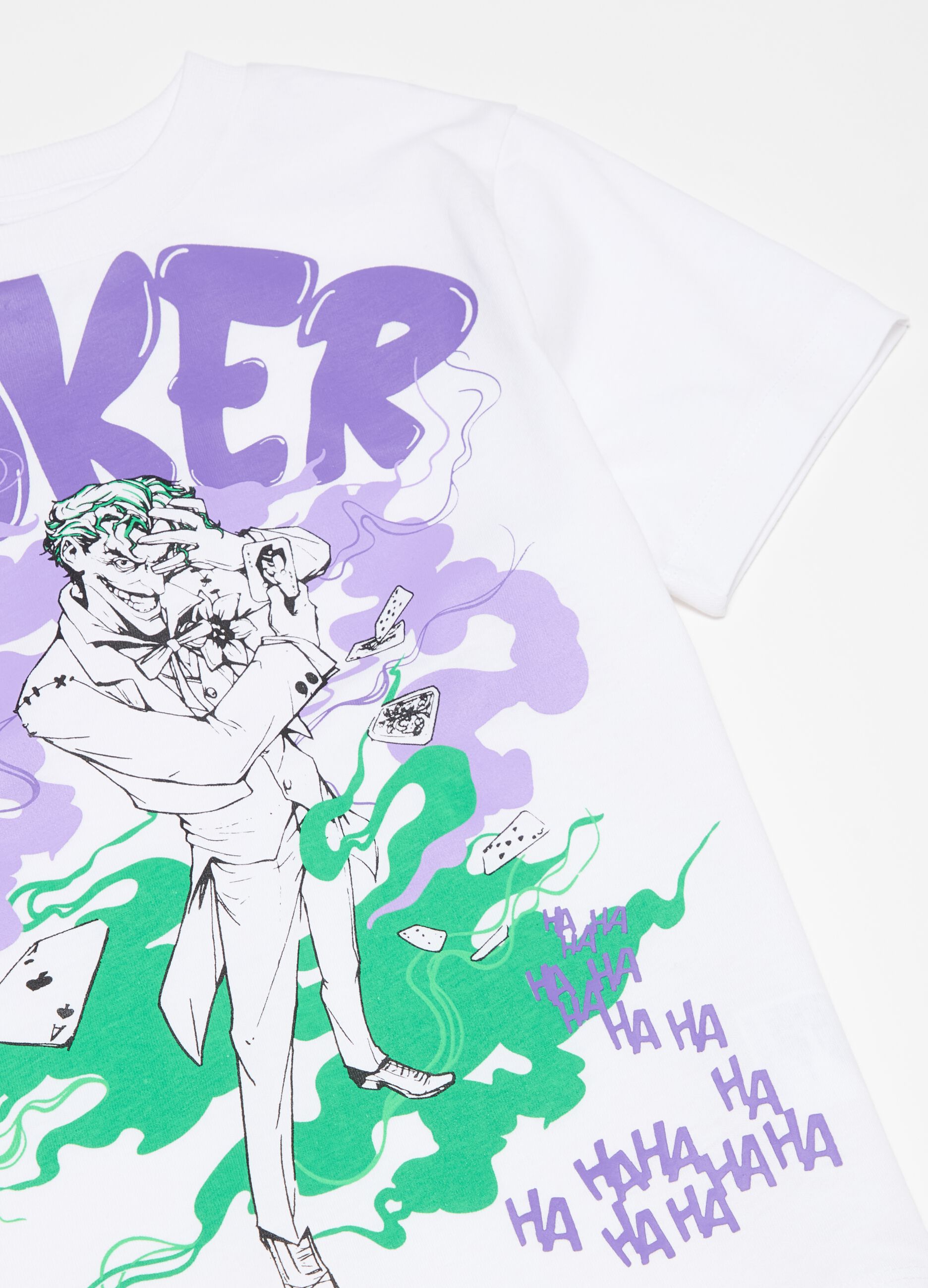 Camiseta de algodón con estampado Joker
