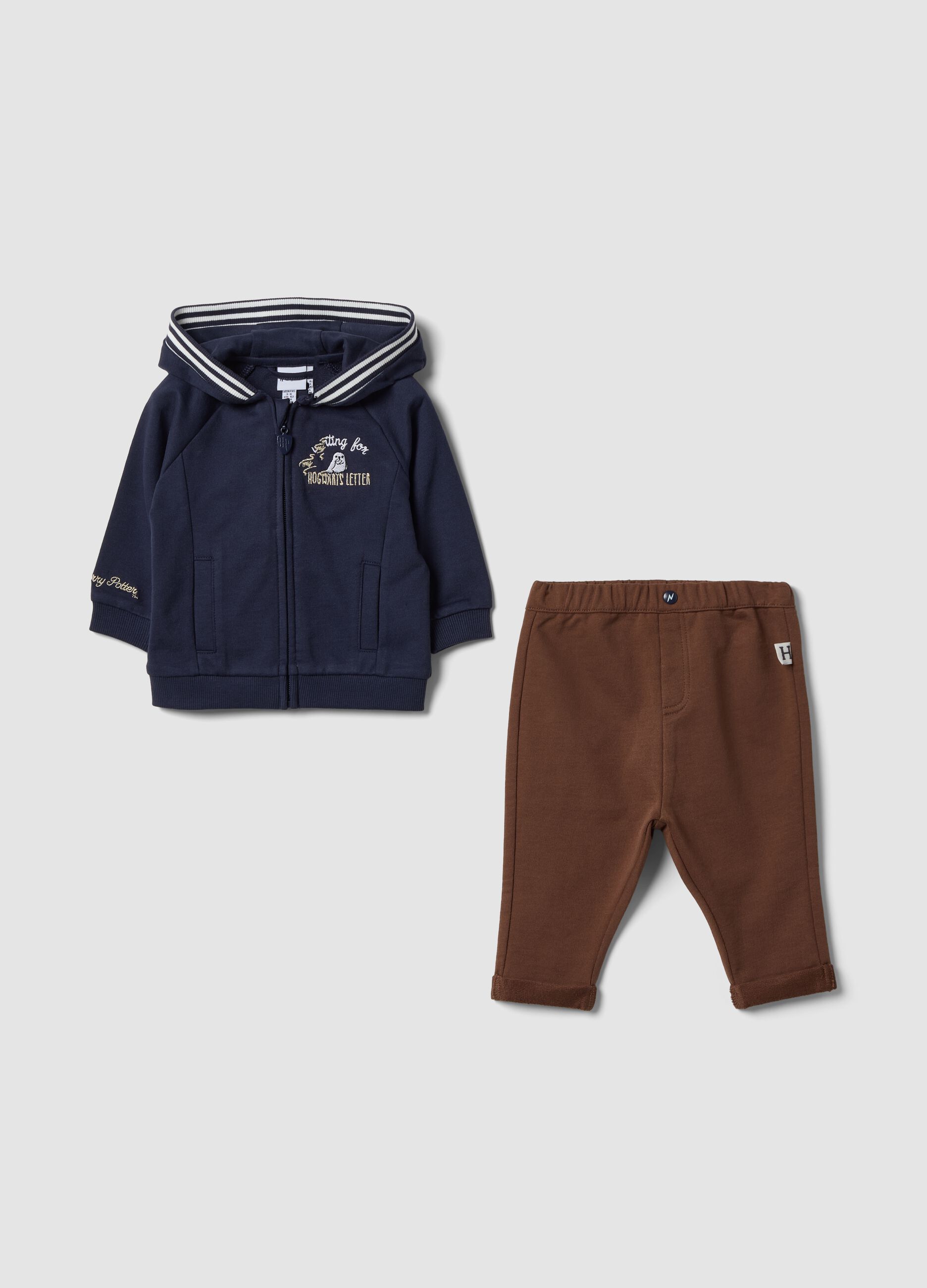 Mehrfarbiges Baby-Set aus reiner Bio-Baumwolle im Harry-Potter-Design