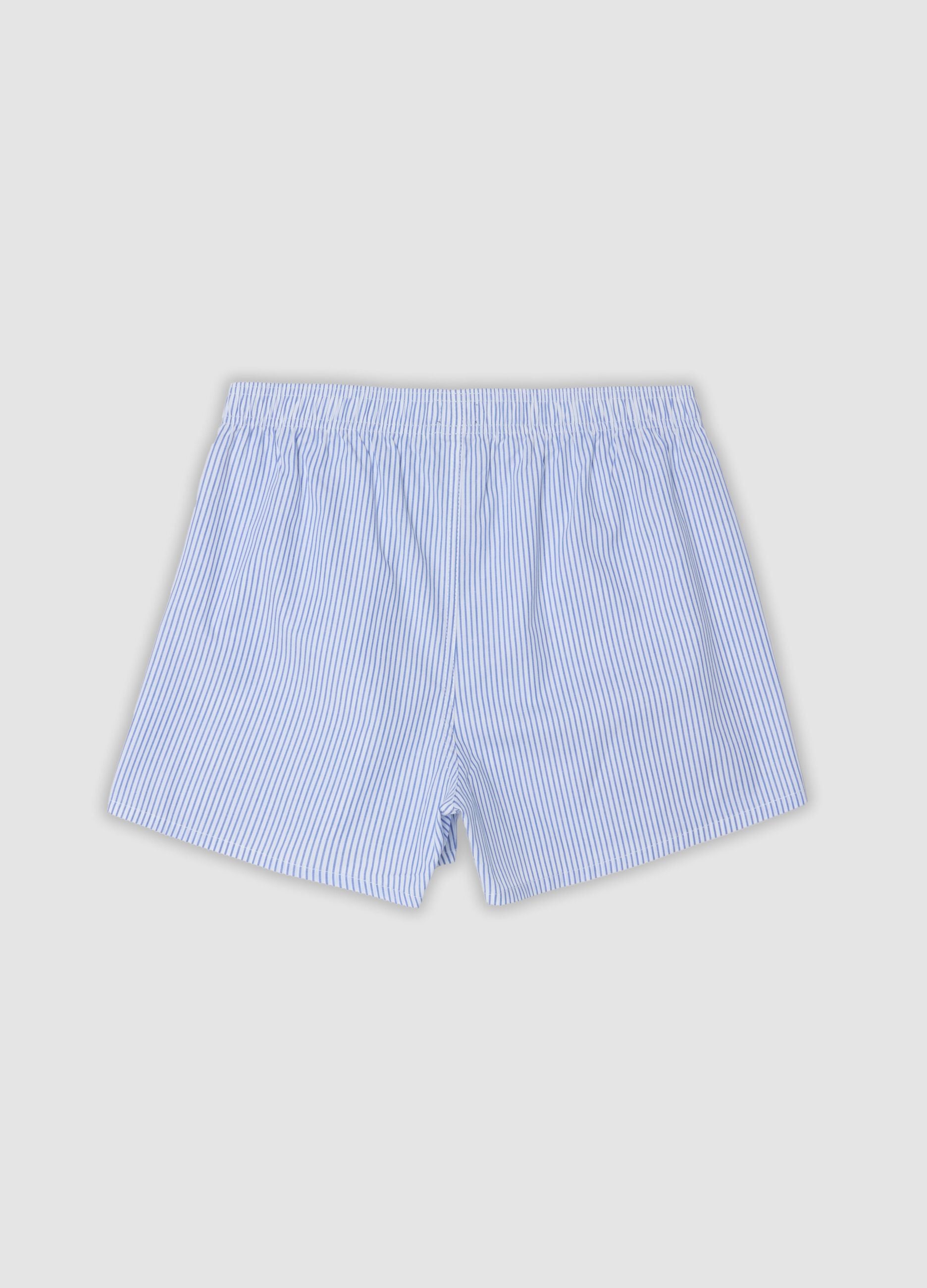 Pack de 2 boxers azuis em puro algod&atilde;o org&acirc;nico