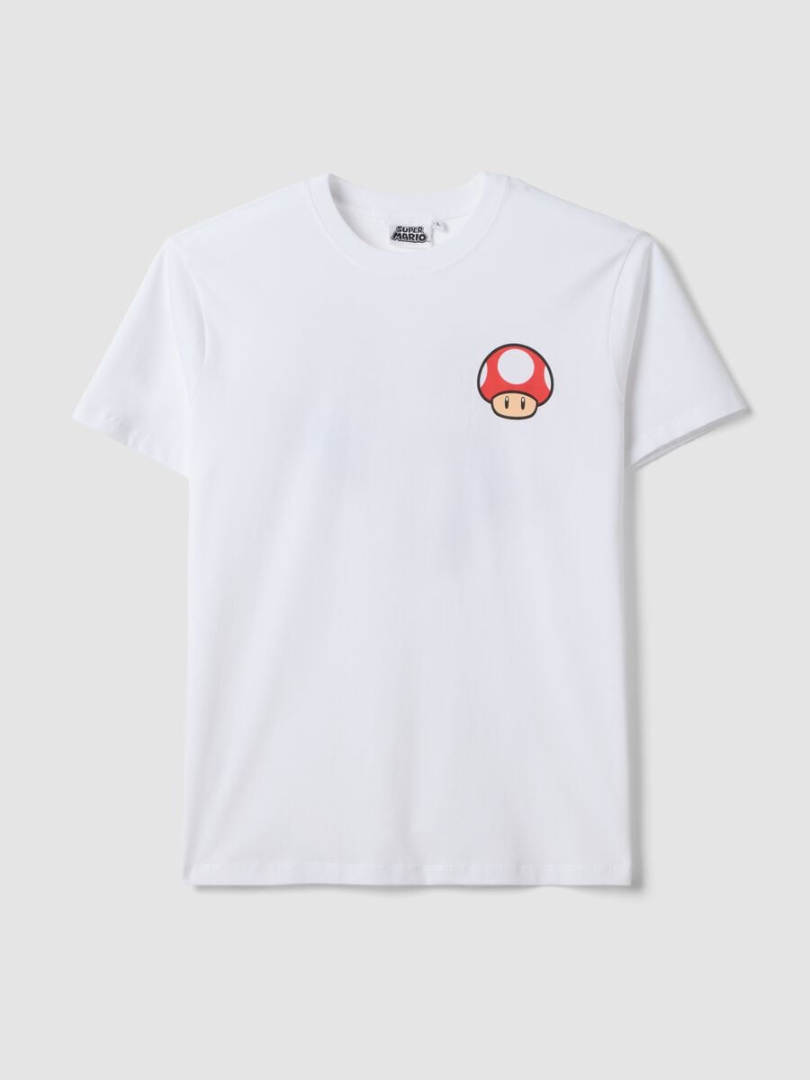 White pure cotton regular-fit short-sleeve T-shirt_4