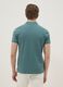 Green slim fit short sleeve pure cotton polo_2