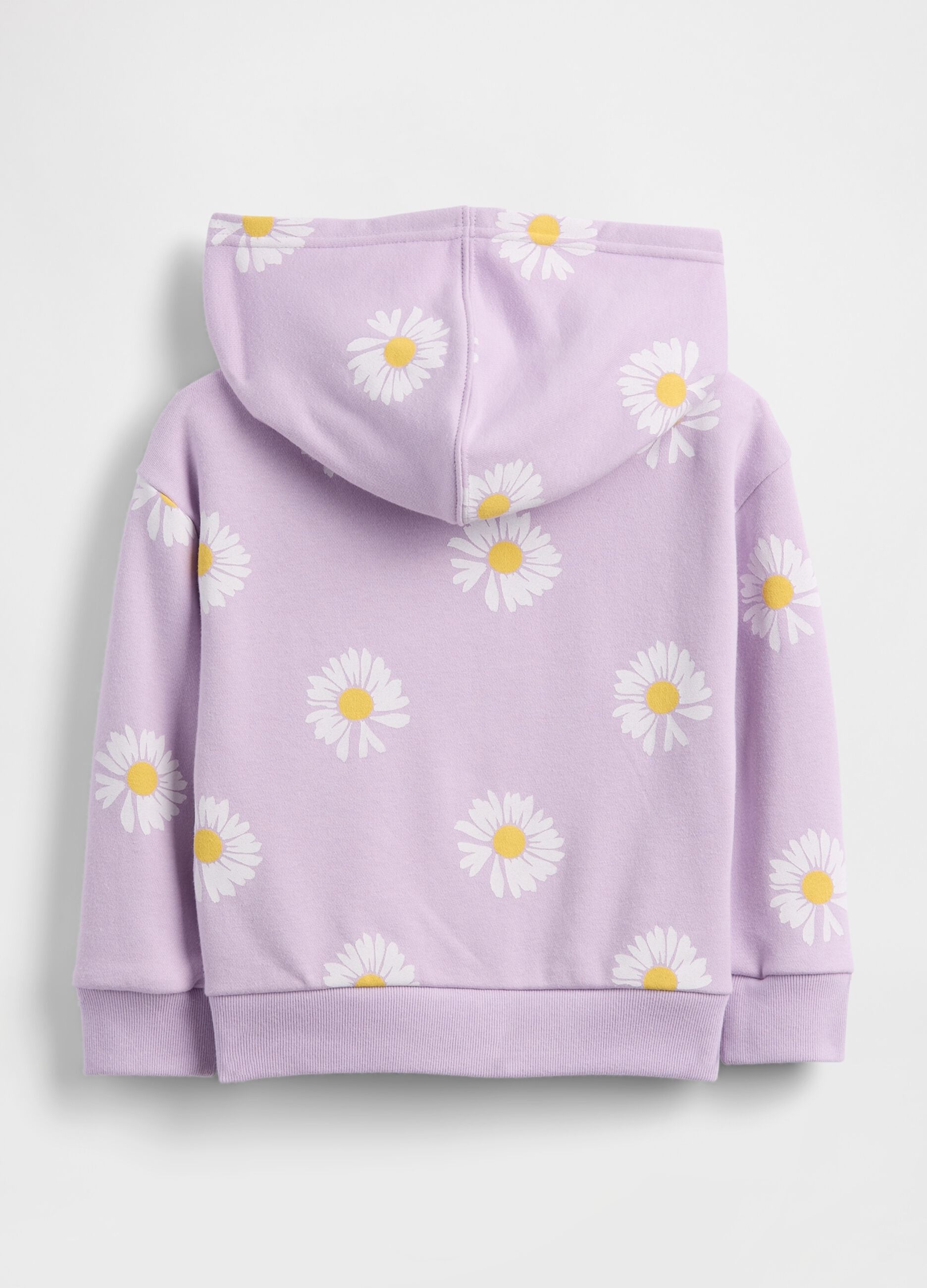 Cotton-blend zip-up hoodie