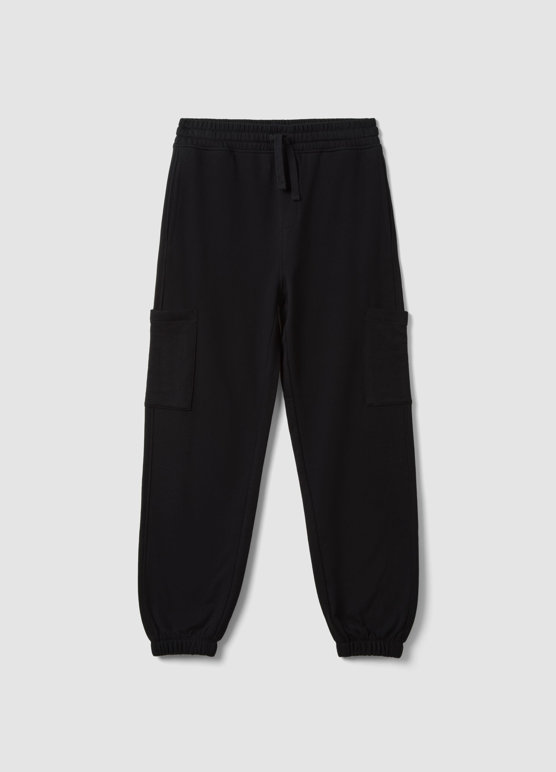 &Mu;&alpha;ύ&rho;&omicron; relaxed cargo jogger &pi;&alpha;&nu;&tau;&epsilon;&lambda;ό&nu;&iota; &alpha;&pi;ό 100% &beta;&alpha;&mu;&beta;ά&kappa;&iota; &gamma;&iota;&alpha; &alpha;&gamma;ό&rho;&iota;