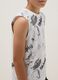 White pure cotton vest top with all-over print_2