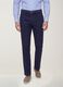 Blue regular tapered-fit stretch cotton twill chino trousers_1