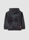 Felpa grigio scuro in misto cotone con cappuccio e stampa MARVEL Spider-Man_1