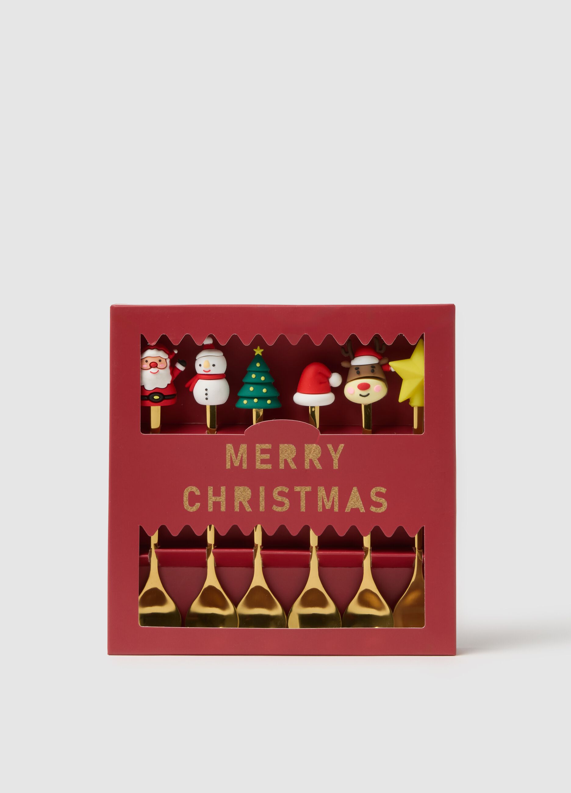 Weihnachtliche Stahl-L&ouml;ffel