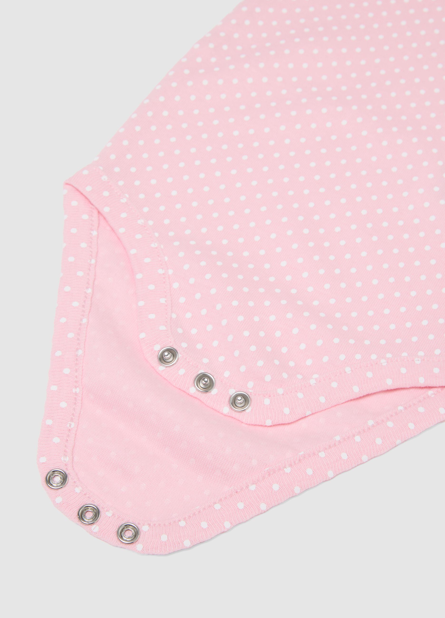 Multicolour pure cotton baby bodysuits tripack