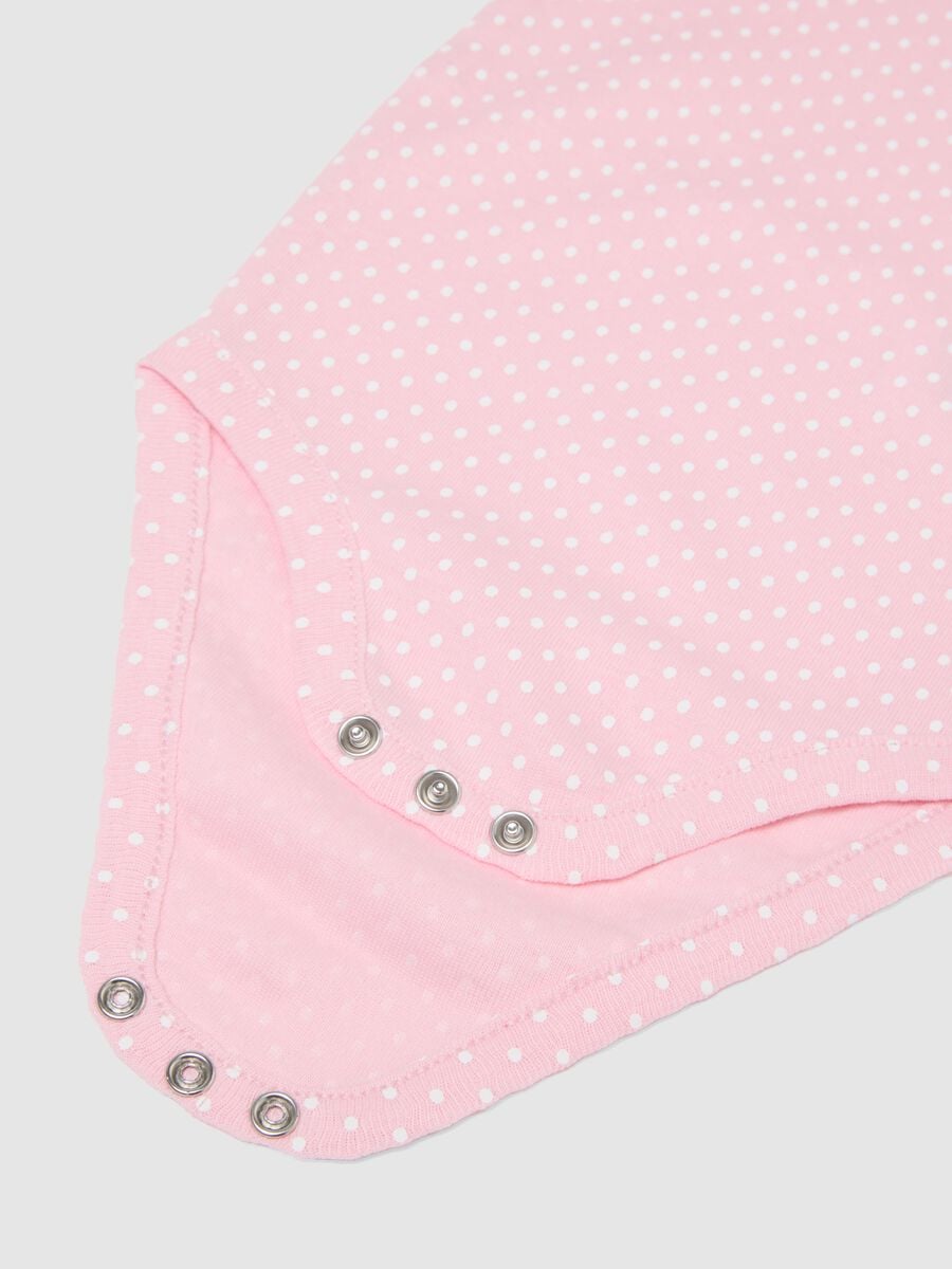 Multicolour pure cotton baby bodysuits tripack_3