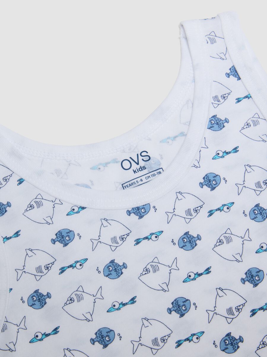 2er-Pack Jungen-Unterhemden aus reiner Baumwolle, mehrfarbig, Regular Fit_2