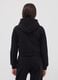 Schwarzer Kapuzenhoodie mit Rei&szlig;verschluss aus Baumwollmischung f&uuml;r M&auml;dchen, Regular Fit_2