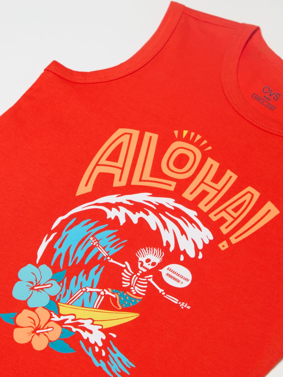 Camiseta de tirantes con estampado hawaiano_2
