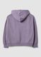 Sweatshirt com capuz roxa em mistura de algod&atilde;o, regular fit_6
