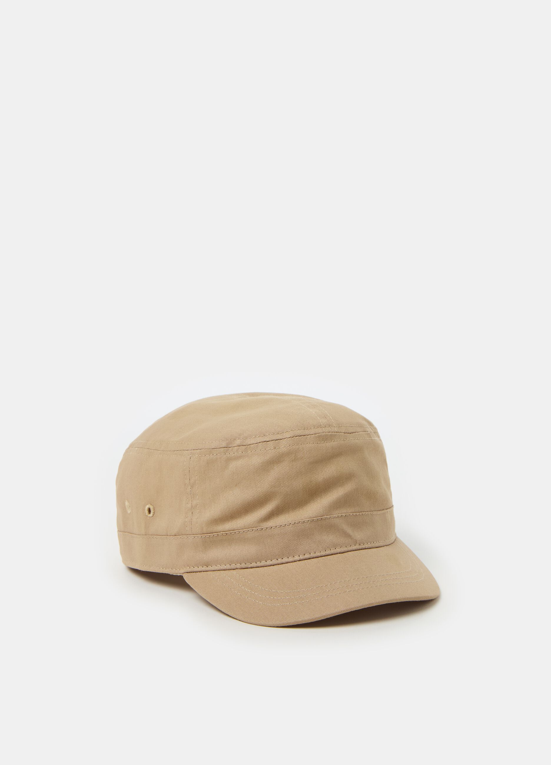 Gorra de estilo militar de algodón