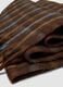 Brown checked scarf with fringes_1