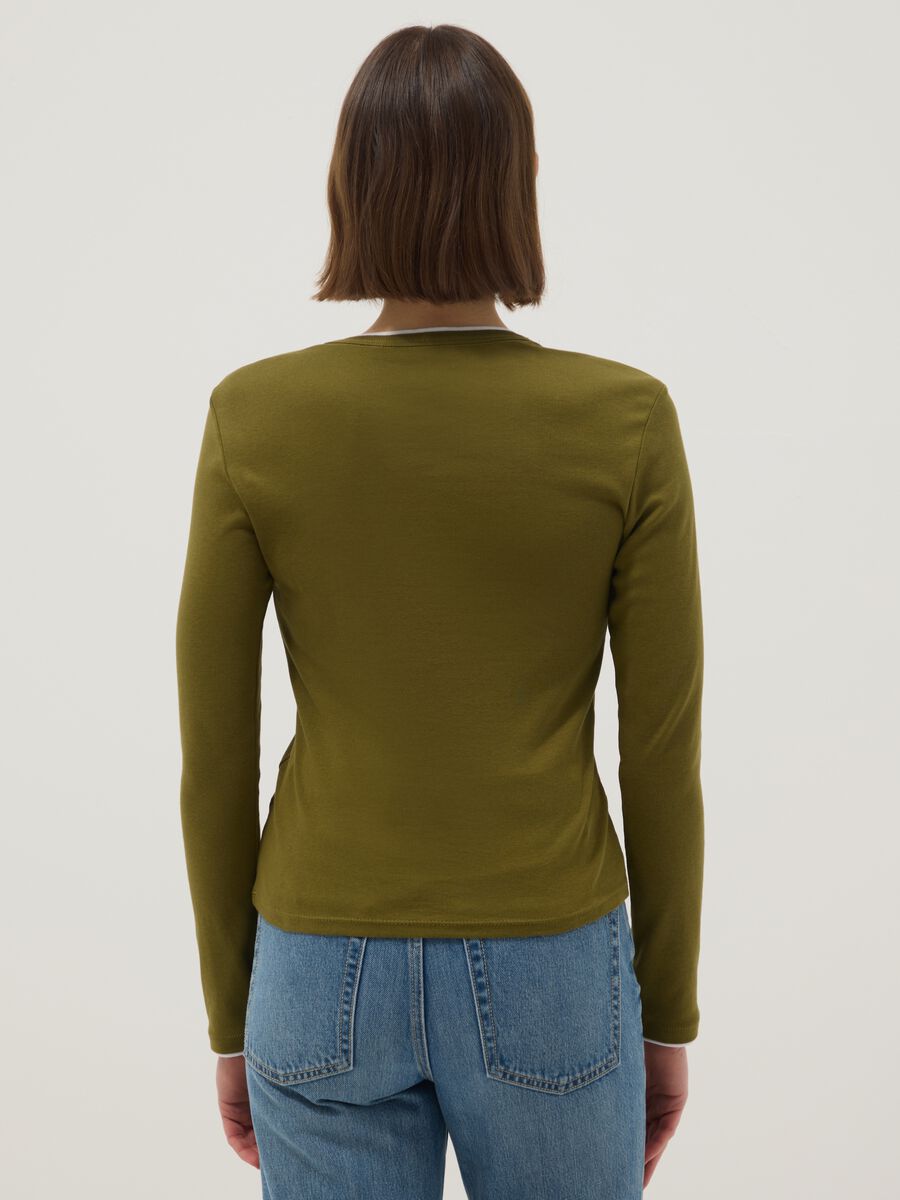 Pure Cotton Green Long Sleeve Regular Fit Shirt_1