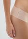 Regular fit beige stretch fabric slip_3