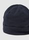 Blue fleece beanie_2