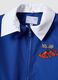 Blouse d&rsquo;&eacute;cole bleue gar&ccedil;on avec zip et broderie kart_2