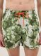 Multicolour regular fit swimming trunks with Everlast print_1