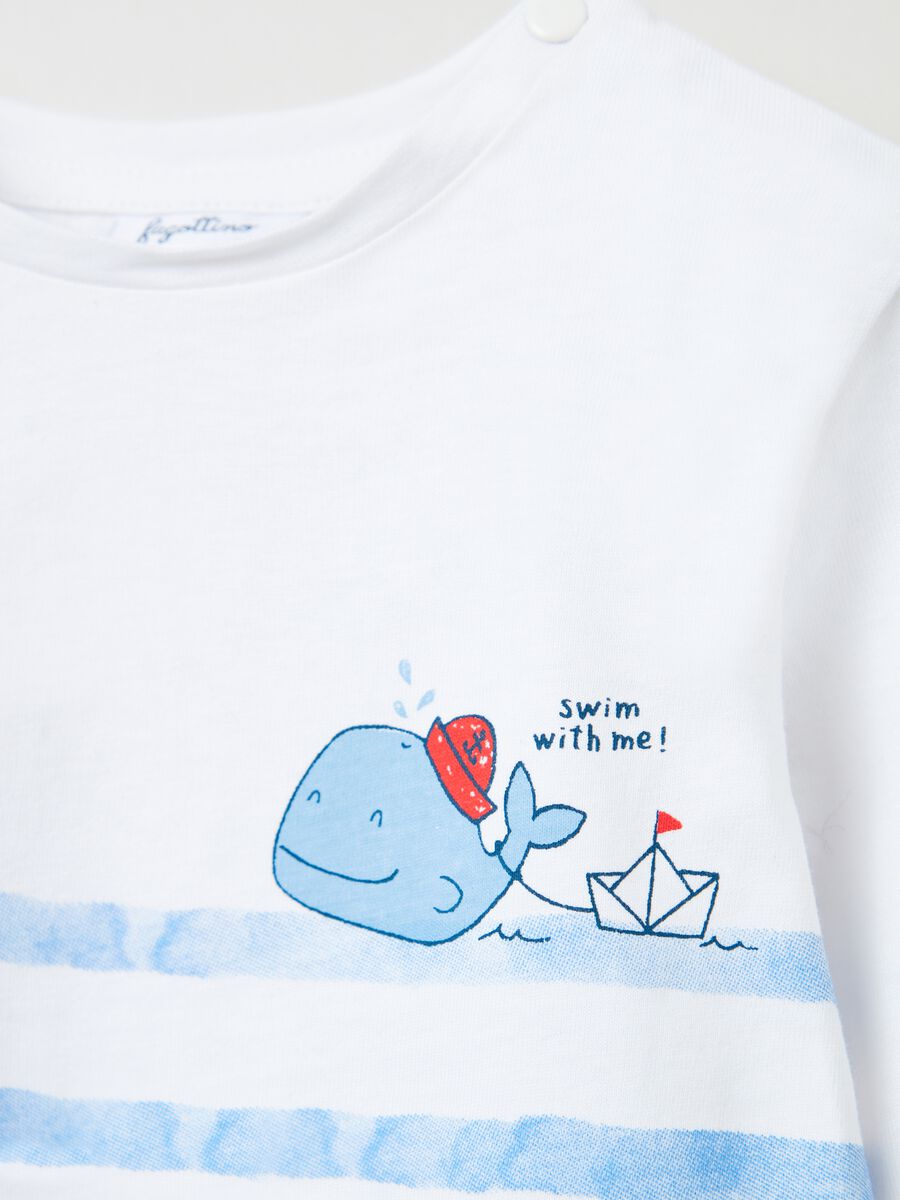 Long-sleeved T-shirt with whale print_2
