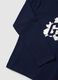 Blaue Langarm-T-Shirt mit GAP-Logo_2