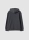 Grey pure cotton hoodie with relaxed-fit print_2
