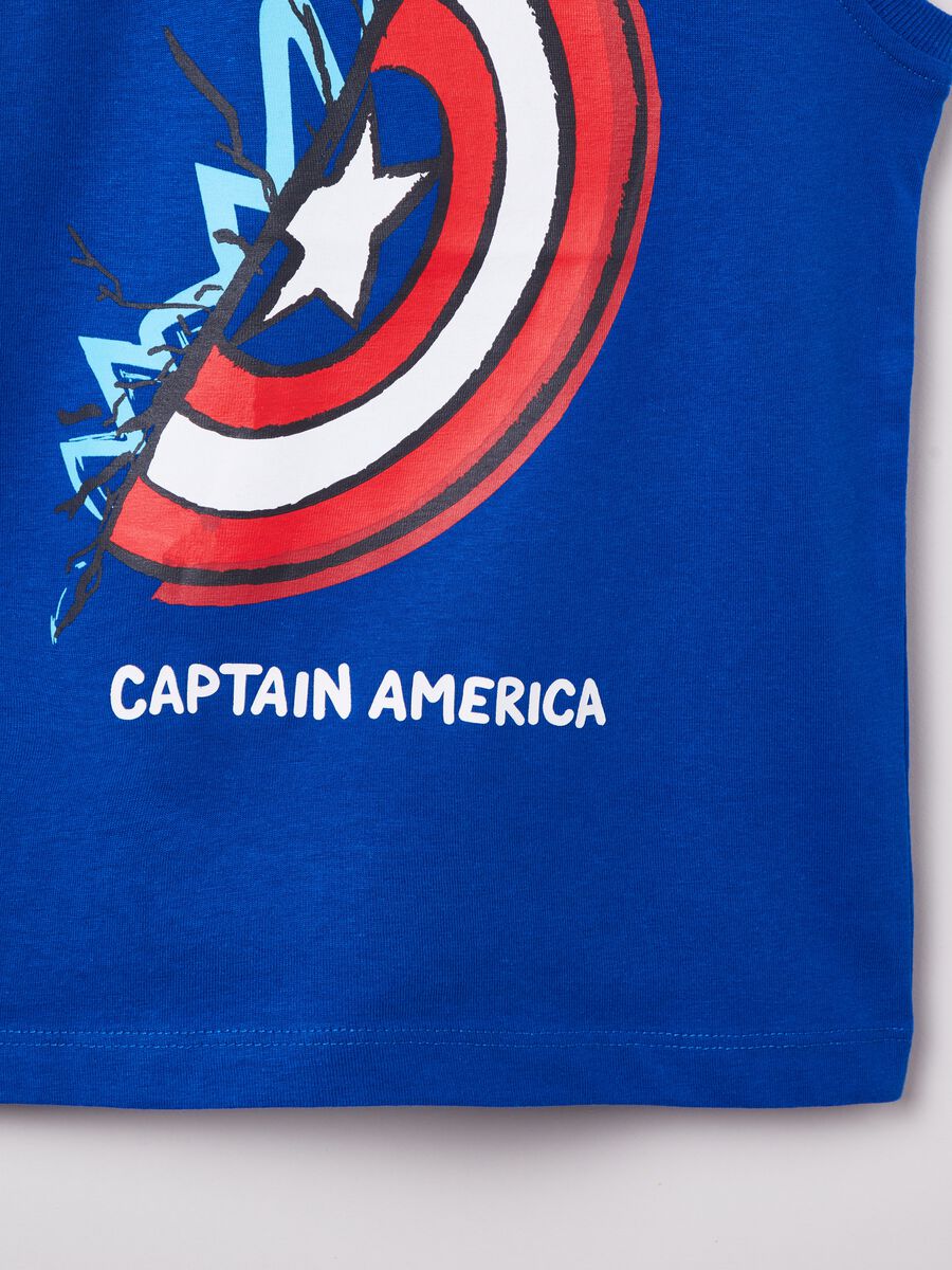 Racerback vest with Captain America print_2