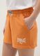 Everlast logo regular fit orange cotton blend shorts_3