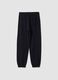 Jogger neri in puro cotone organico relaxed fit_2