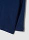 T-shirt azul-marinho em algod&atilde;o org&acirc;nico com gola redonda_3